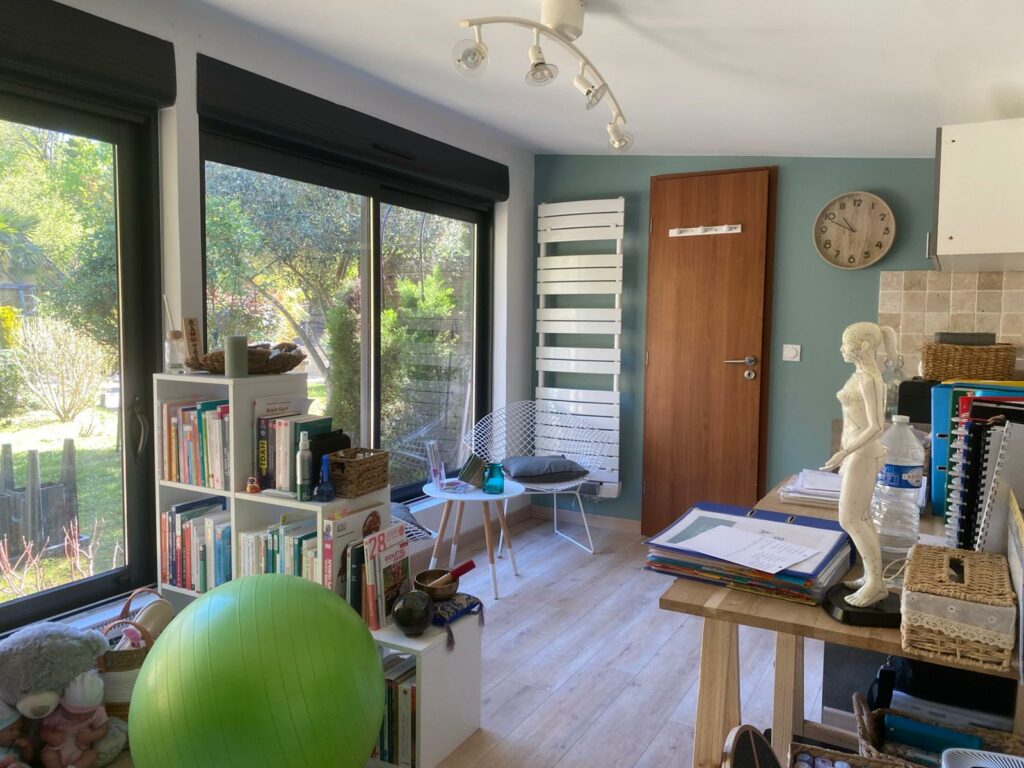 Vue d'ensemble du cabinet Sangaia Kinésiologie à Macherin